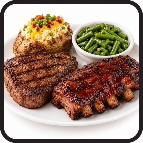 Texas Roadhouse Sirloin & Ribs