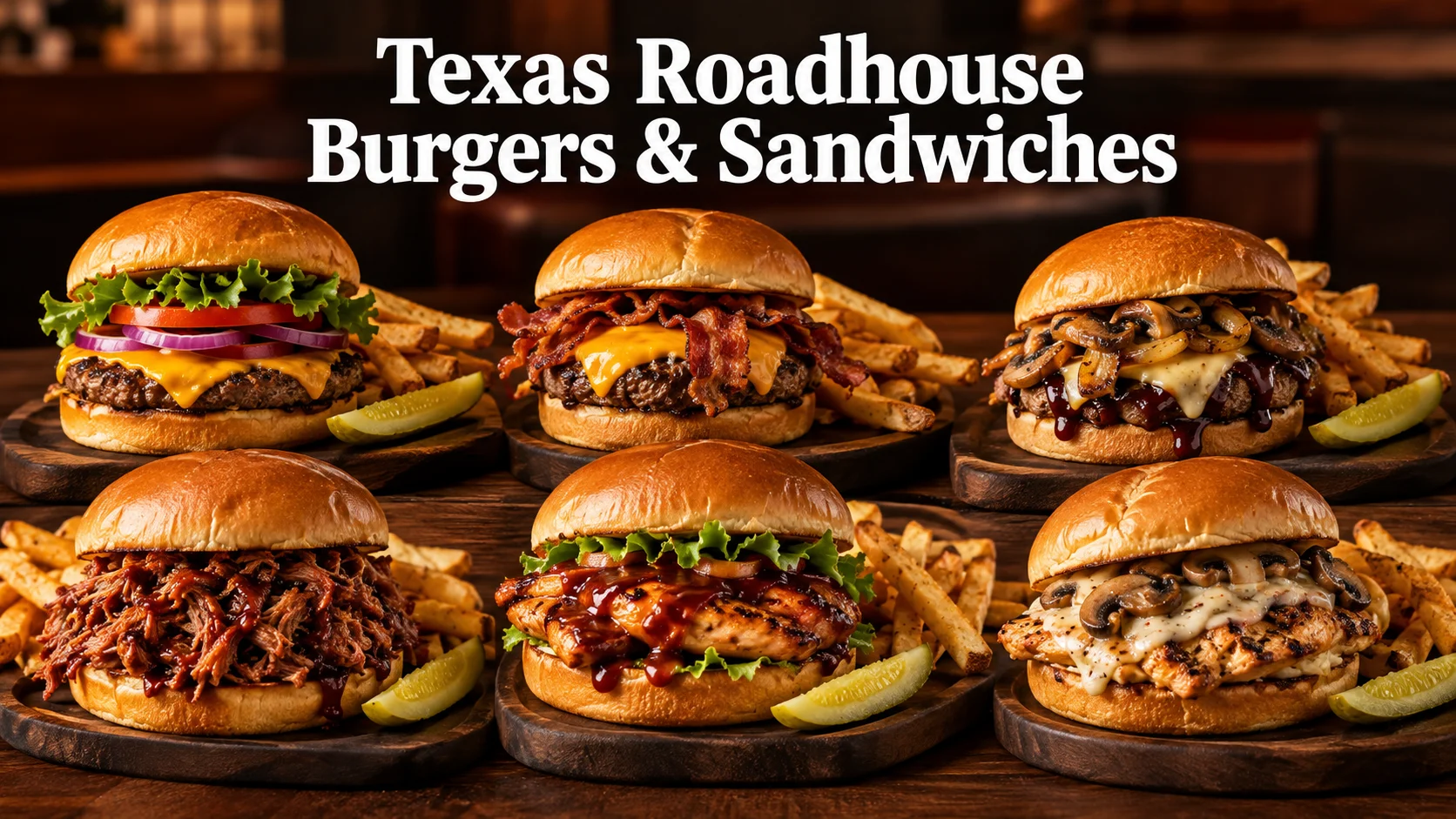Texas Roadhouse Burgers & Sandwiches